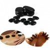 Windfulogo 12 Pcs Professional De Massage Chaud Hot Massage Stones Set Natural Lava Heated Stones Basalt Warmer Rock for Spa,