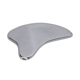 Terahertz Stone Gua Sha Outil de Grattage, Masseur de Drainage Lymphatique de beauté du Visage pour Hommes et Femmes 95 X 61