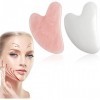 Gua Sha Visage,Outil de massage de grattage Gua Sha,Outil de Massage Facial Gua Sha,Outil de Massage visage,Gua Sha Visage Co