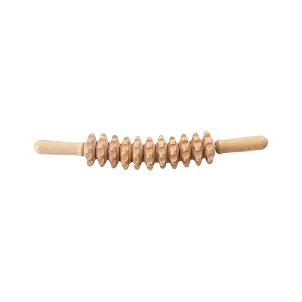 Gusengo Rouleau De Massage - Rouleaux De Massage en Bois, Anti Cellulites Masseur Rouleau De Massage Cuisse Appareil, Rouleau