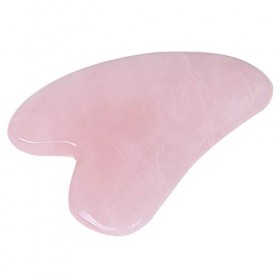 Loveliome Gua Sha Planche en pierre de jade pour soins de la peau, grattage du visage, du dos, massage relaxant, thérapie de 