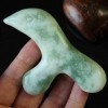 Pierre de jade pour massage des tissus profonds, réflexologie et acupression pour tout le corps, relaxation, soulagement myof