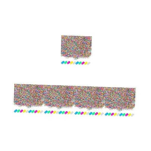 COHEALI 300 Pièces Polymère Argile Couleur Rayures Manucure Kit Perlé Bracelet Décor De Noël Faux Noël Arrose Faux Bonbons Fa