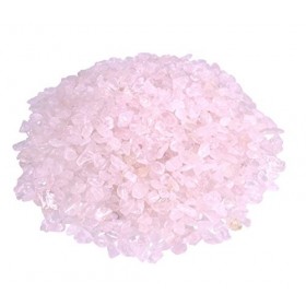 Mini pierres de quartz rose polies - 100 g - 4-7 mm de diamètre - Source de vie plus