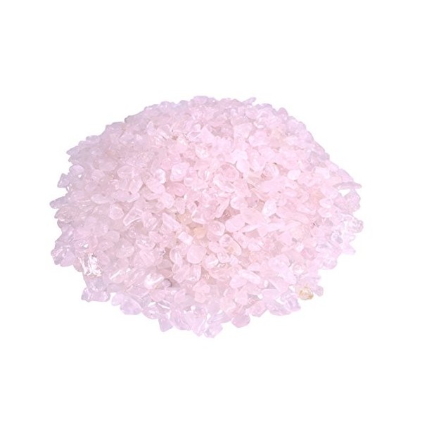 Mini pierres de quartz rose polies - 100 g - 4-7 mm de diamètre - Source de vie plus