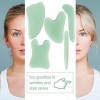 Gua Sha Jade 5 pièces, face à la pierre de jade, masse Gua Shama pour spa, acupuncture, physiothérapie, nœuds musculaires, te