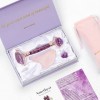 Le meilleur rouleau de Amethyst et la pierre Gua Sha Masseur de beauté supérieur Jade rose 100% naturel et authentique pour l