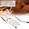 ZJchao Kit doutils de Massage Gua Sha en Acier Inoxydable, Outils de Massage des Tissus Mous grattoir gua sha, Outil de Mass