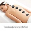 Pierres de Massage,noir chaud visage et corps spa pierre massage thérapie du corps soulagement de la douleur relaxation muscu