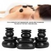 Massage Hot Stones, 20 pièces de pierre de massage en basalte pour soulager la douleur des pieds et des jambes, pierre de for