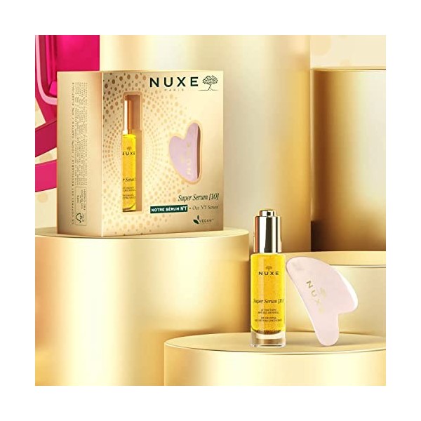 Nuxe Coffret Super Serum 30ml + Gua Sha pour Massage Facial