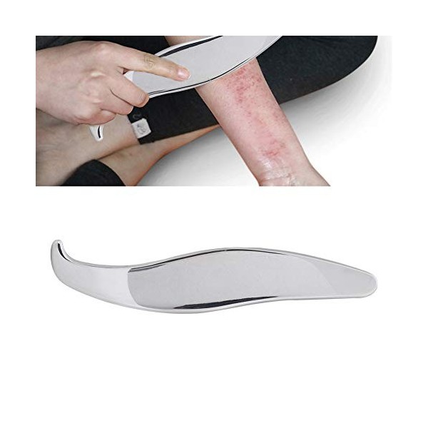 Outil de massage Gua Sha, lame de massage en acier inoxydable de qualité médicale Massage du corps facial Scrapper Physiothér