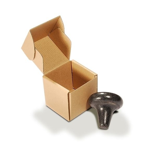 Master Massage Pierre de basalte en forme de champignon - Outil de massage des pierres chaudes - 100% pierre naturelle