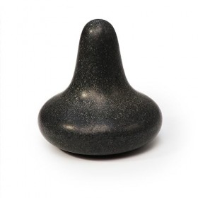 Master Massage Pierre de basalte en forme de champignon - Outil de massage des pierres chaudes - 100% pierre naturelle