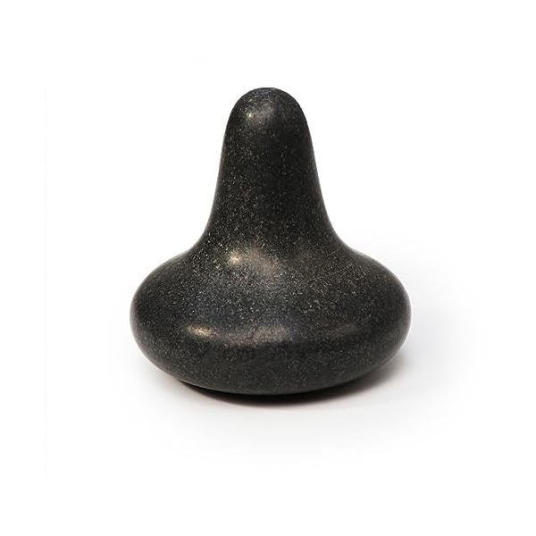 Master Massage Pierre de basalte en forme de champignon - Outil de massage des pierres chaudes - 100% pierre naturelle