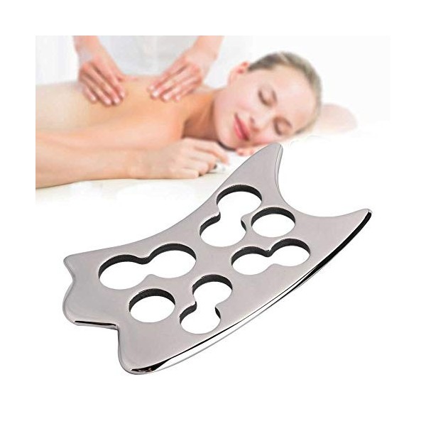 Carnaval de la Saint-Valentin Outil de grattage Gua Sha - Gua Sha Board 304 en Acier Inoxydable Acupuncture Grattage Masseur 