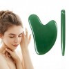 Gua Sha Massage, Gua Sha Visage Corps, Outil de Massage Facial Gua Sha, Massage Visage, Gua Sha Jade, Guasha Pour Visage, Out