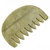 Pyatofyy 1 peigne GuaSha Board Comb naturel Jade pour le , le corps, le grattage et le massage relaxation