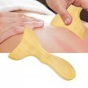 Outil de Massage de Thérapie du Bois, Outil de Drainage Lymphatique de Planche de Gua Sha de Raclage en Bois pour la Thérapie