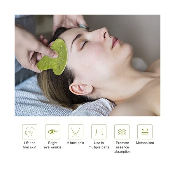 Gua Sha, pierre de Gua Sha, outil facial Gua Sha, outil de massage à gratter Gua Sha, outil de grattage Gua Sha, outil de mas