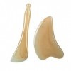 2 Pièces Gua Sha massage, Massage Visage, Outil de Massage Facial Gua Sha, Gua Sha Visage Corps, Gua Sha Outil de Massage Pie