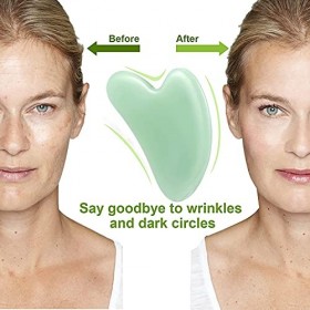Gua Sha, outil de massage, adapté pour le spa et lacupuncture Gua Sha Outil de Massage, Bord de Gua Sha En Pierre de Jade Na