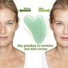 Gua Sha, outil de massage, adapté pour le spa et lacupuncture Gua Sha Outil de Massage, Bord de Gua Sha En Pierre de Jade Na