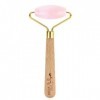 Roller visage Gua Sha Quartz rose