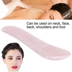 Guasha Board Gua Sha Outil Visage avec Poignée Confortable en Forme de S pour Femmes pour Maison Salon de Beauté