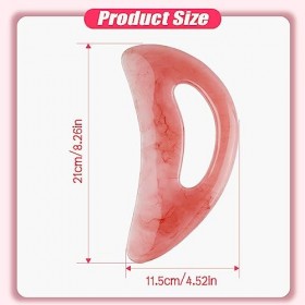 gua sha corps, Lre Co. guasha stone rose, outil de massage pour le visage, le corps, les jambes, le dos, le cou, les tissus p