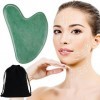 Gua Sha Visage,Gua Sha Jade,Outil De Massage Gua Sha,Gua Sha en Quartz,Gua Sha Scraper Stone de Massager Anti Age Physiothéra