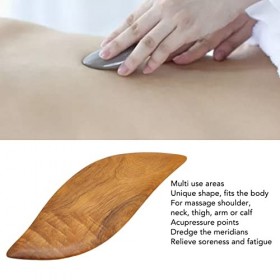 Gua Sha Grattoir, Gua Sha Grattoir Visage Corps Universel Parfumé Feuille De Bois Type Méridien Grattoir Peau Soins Du Visage