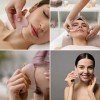 Sun & Sia - Gua Sha en Pierre Naturelle - Quartz Rose +Housse - Massage Visage et Corps pour Rafraîchir le Teint, Traiter l