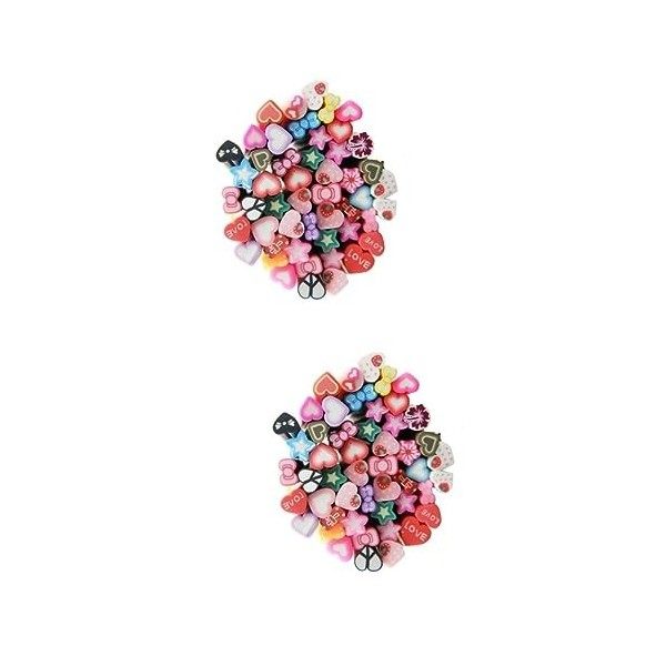 FRCOLOR 3D Ongles Autocollants Nail Tech Accessoires 50Pcs Tiges Décoration Bâtons Pour Et Art Feuille D X Style DIY Manucure