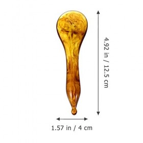 EXCEART 5 Pièces Du Visage Masseur Outils Du Visage Réflexologie Outils Lisse Résine Acupressure Bâtons pour Le Visage Huile 