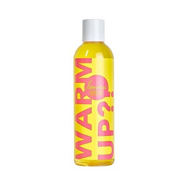 Loovara - Huile de Massage - Massage Oil Warm Up?!, 250ml - Huile Massage Sexuel Couple - Testée Dermatologiquement - Idéale 