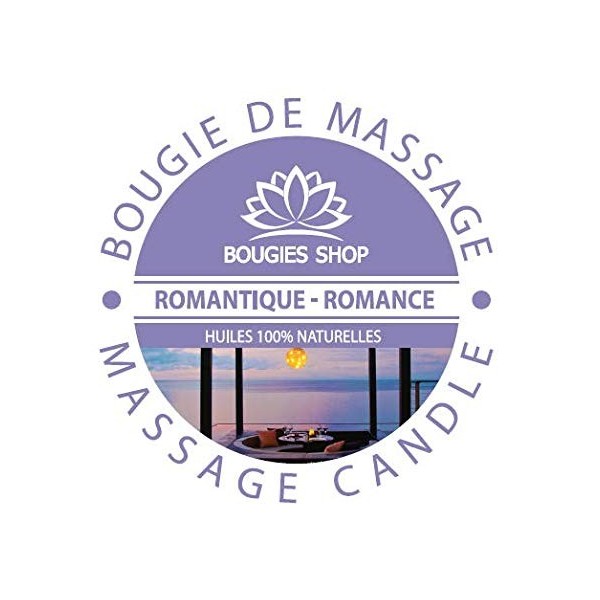 BOUGIES SHOP Bougie de Massage Romantique