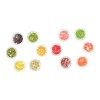 COHEALI 1 Boîte Ongles Fruits Ornements Ongles Paillettes Ongles Bijoux Nail Art Décoration Polymère Argile Sequin Nail Art F