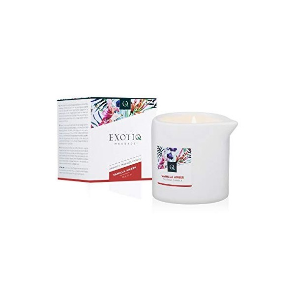 Exotiq Bougie de Massage Vanille Ambre 60 g