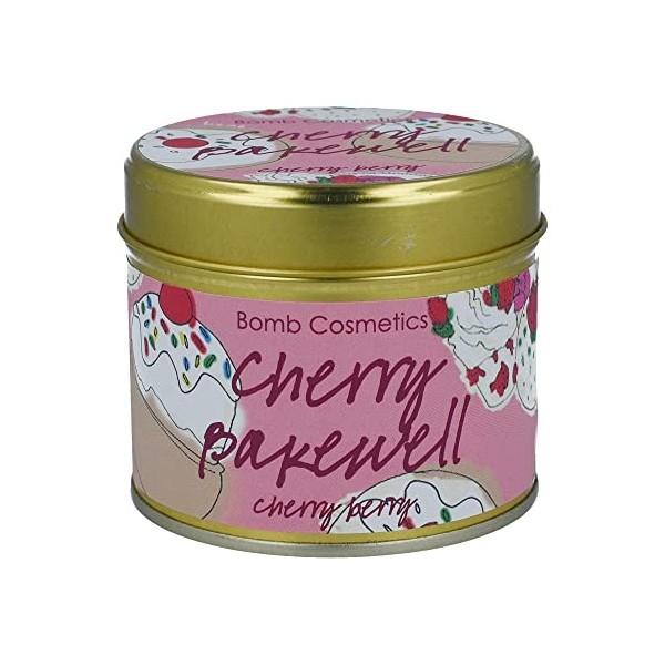 Bomb Cosmetics Cherry Bakewell Candle