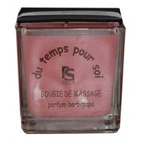 Storepil - Bougie de massage BARBE A PAPA - 210 g dans un pot en verre