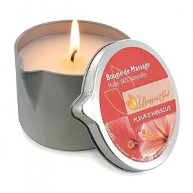 Bougie De Massage Fleur DHibiscus 160g