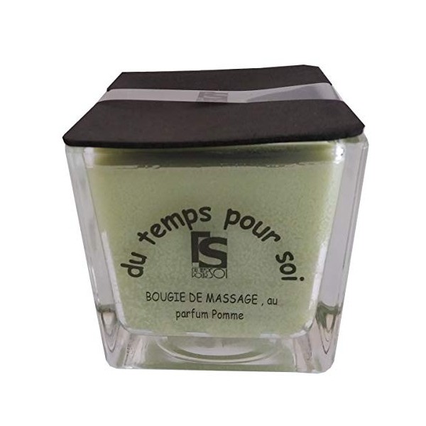 Storepil - Bougie de massage POMME - 210 g, dans un pot en verre