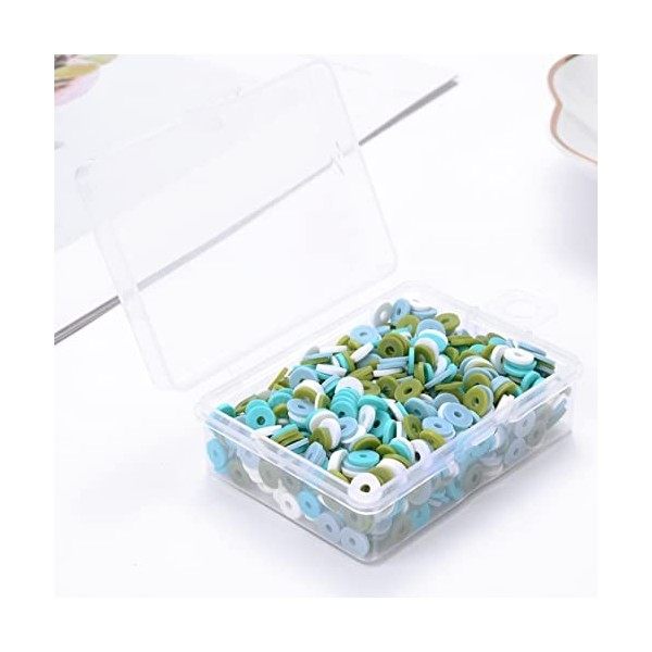 500/1000 Pcs Argile Perles Tranches Dargile Douce Couleur Mixte Rond Abacus Argile Polymère for DIY Slimes Fournitures Artis