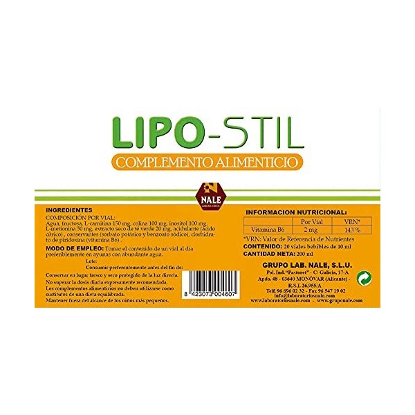 LIPO STIL 20 ampoules