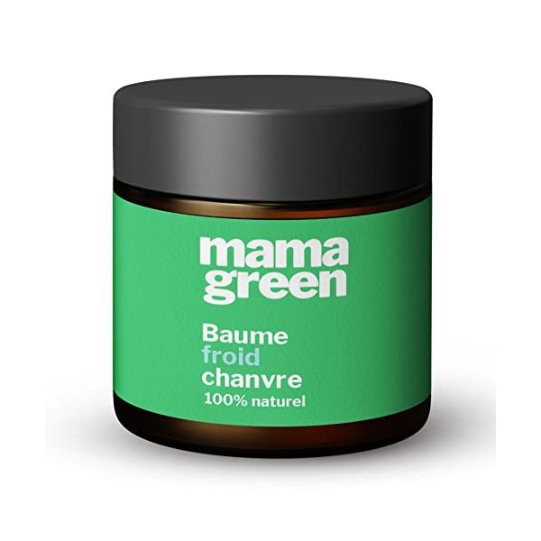 Mama Green – Baume Chanvre froid 100% naturel, soulagez vos douleurs articulaires et inflammatoires, améliorez votre récupéra