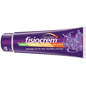 SOLUGEL FISIOCREM - gel de massage pour le cou, les épaules et le dos avec Arnica - 250 ml
