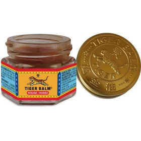 Tiger Balm - BAUME DU TIGRE Rouge - Baume à effet chauffant - Contient du camphre et du menthol - Pour sportifs, avant leffo