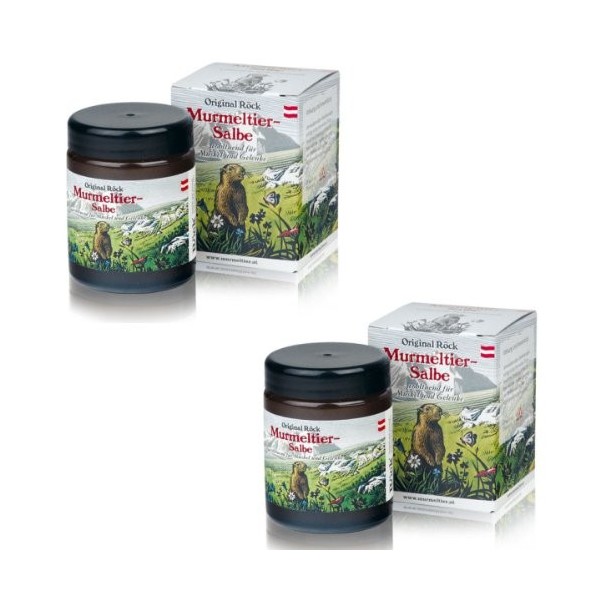 Lot de 2 pots de marmotte Original Röck - 100 ml