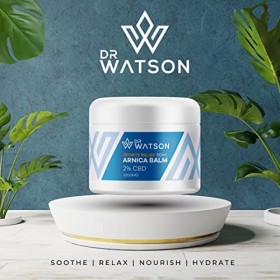 Baume Dr Watson CBD Arnica, pour le soulagement des douleurs musculaires et corporelles | 1000mg | 50ml